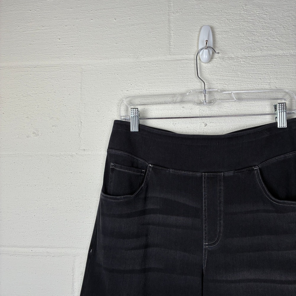 Halara Womens Flex High-Waisted Pockets Baggy Wide Leg Jeans Size XL Black - Picture 4 of 15